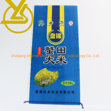 Wheat Feed Flour Plastic 25kg PP Woven Packaging Rice Bag